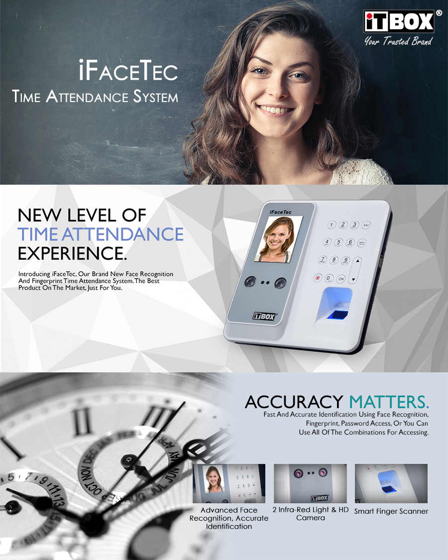 iTBOX Face Recognition & Fingerprint Time Attendance System iFaceTec - Image 10