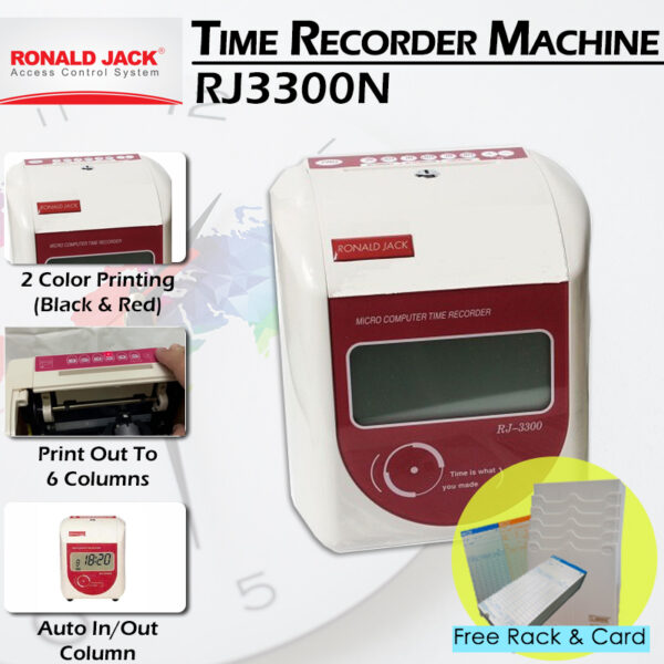 RONALD JACK Time Recorder RJ-3300N - Image 2