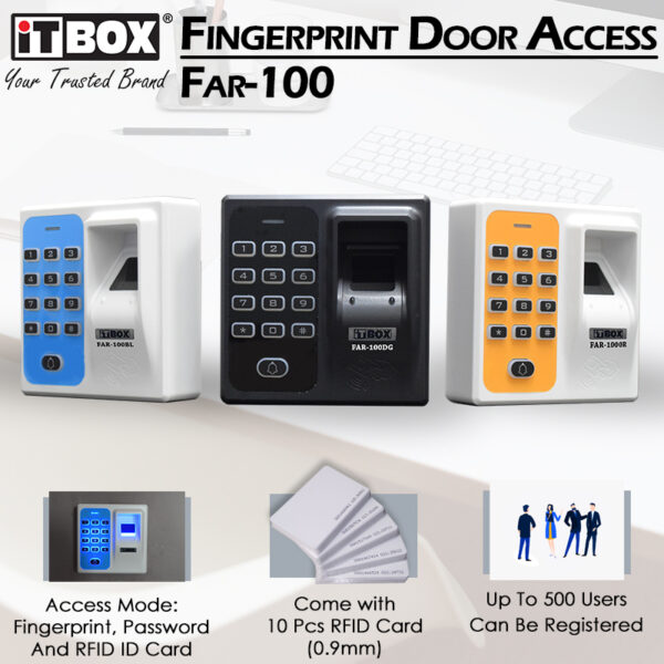 iTBOX Fingerprint Door Access System FAR-100BL - Image 2