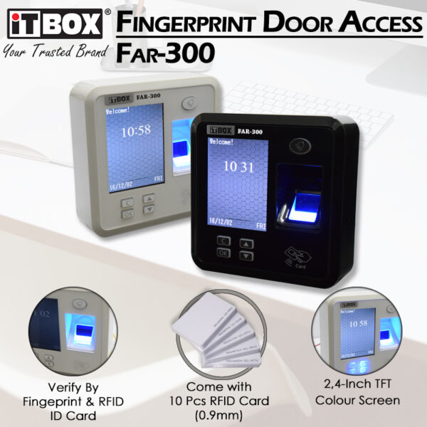 iTBOX Fingerprint Door Access System FAR-300W - Image 2