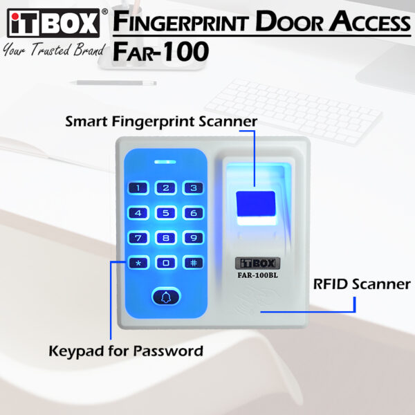 iTBOX Fingerprint Door Access System FAR-100OR - Image 3