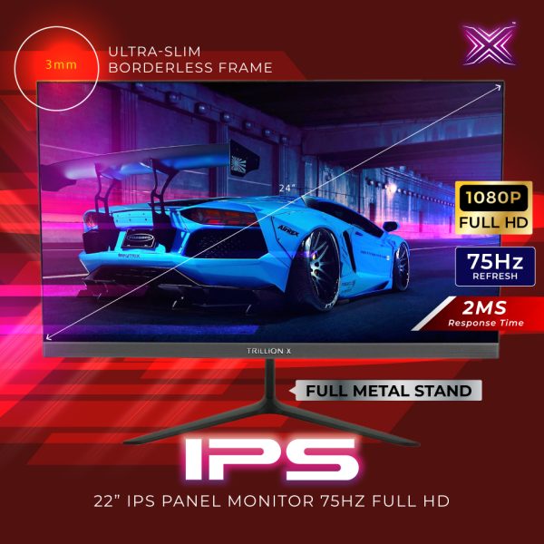 TrillionX IPS 22 Monitor DX215A1-12 (22 75HZ FHD) - Image 4