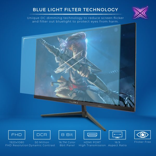 TrillionX IPS 27 Monitor DX270A1-12 (27 75HZ FHD) - Image 4