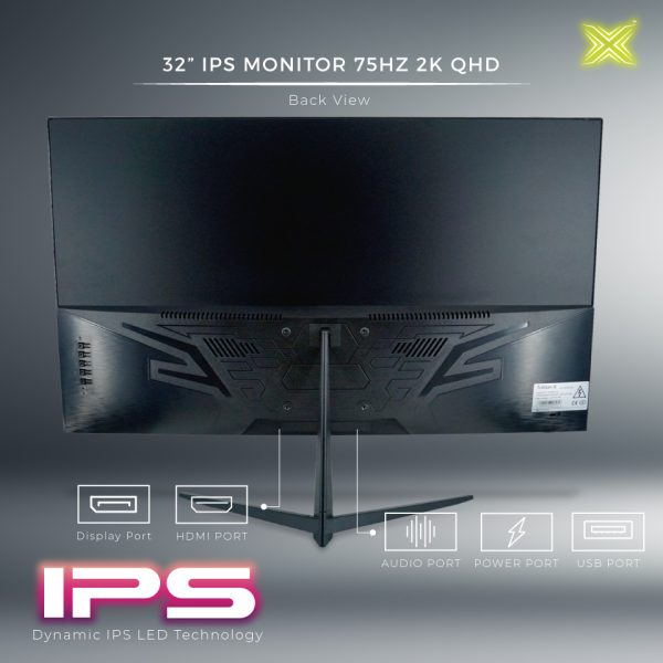TrillionX IPS 32 Monitor DX320A1-22 (32 75HZ QHD) - Image 5