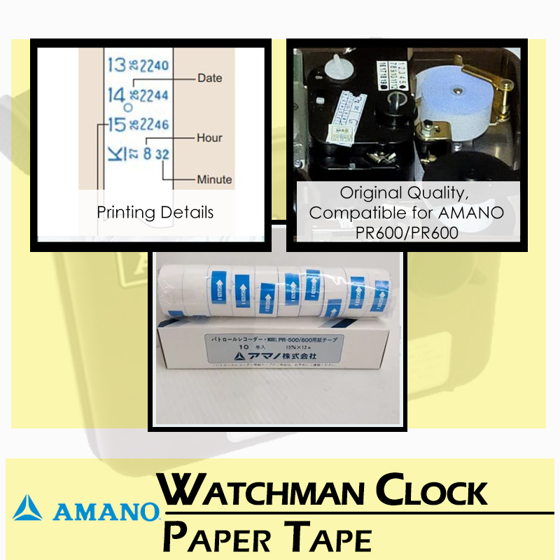 AMANO PR600 Paper Tape - Image 4