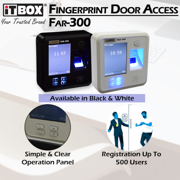 iTBOX Fingerprint Door Access System FAR-300W - Image 4