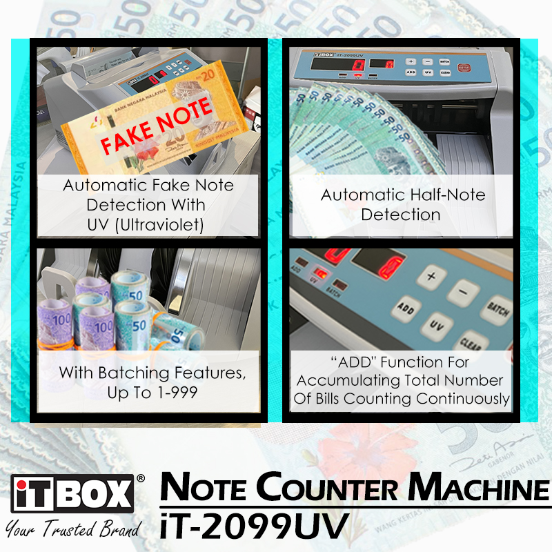 iTBOX Note Counter Machine IT-2099UV - Image 4