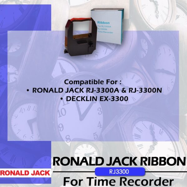 Ronald Jack Time Recorder Ribbon RJ3300 - Image 4
