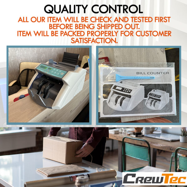 iTBOX Note Counter Machine CrewTec CN-950UV - Image 6