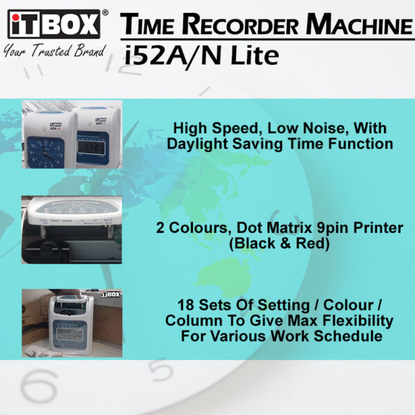 iTBOX Time Recorder i52N Lite - Image 5