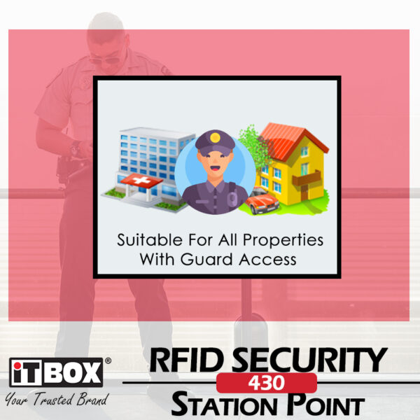 430 RFID Security Station Point (4mm x 30mm) (Black) - Image 5