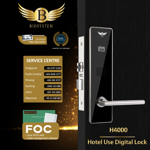 BIOSYSTEM Smart Hotel Door Lock H4000