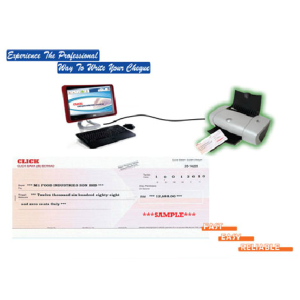 CLICK Cheque Writer Software (DISCONTINUED)