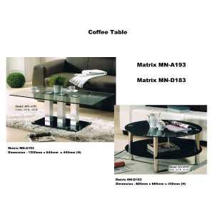 FOX Coffee Table Matrix MN-A193 & MN-D183