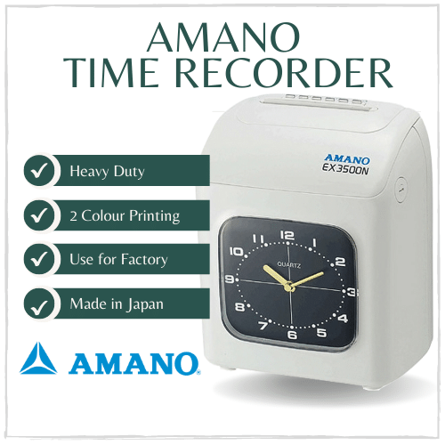 AMANO Time Recorder EX-3500N Dealer Malaysia | AMANO Time Recorder EX-3500N  Supplier Malaysia