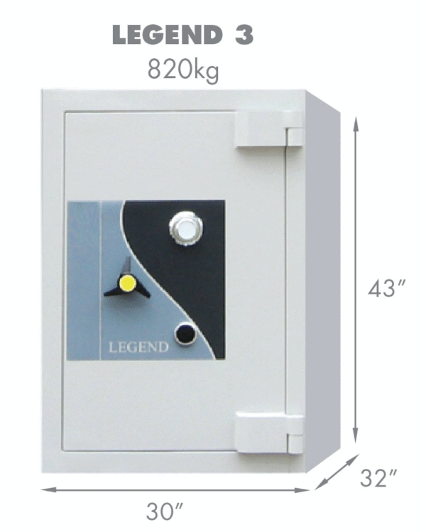 FALCON Banker Safe Box Legend Size 3 - Image 2