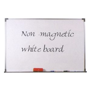 Non Magnectic Whiteboard with Aluminium Frame