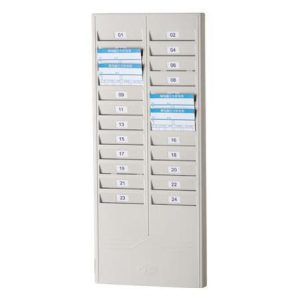 Punch card rack