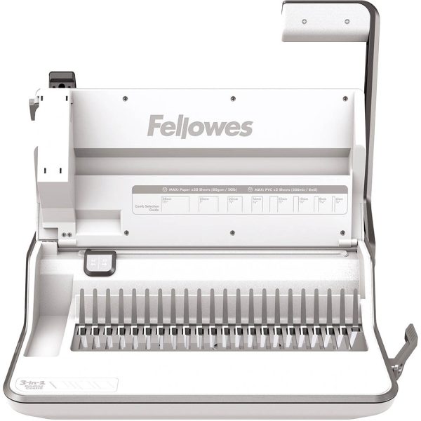 FELLOWES Plastic Comb Binding Machine Lyra (3 in 1) - Image 2
