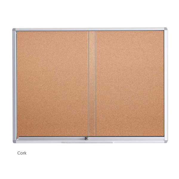 WriteBest Aluminium Frame Sliding Glass Cabinet - Image 2