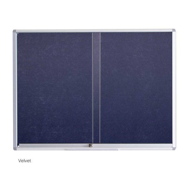 WriteBest Aluminium Frame Sliding Glass Cabinet