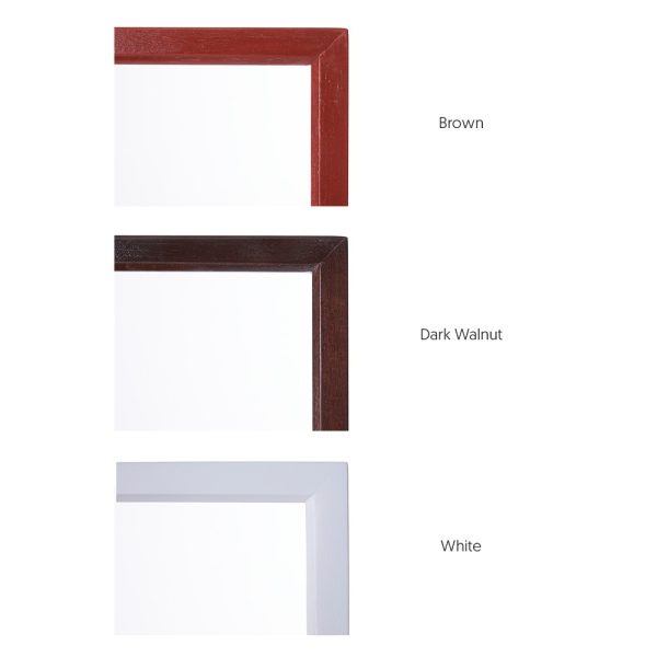 WriteBest Wall Mounted Classic Wooden Frame Whiteboard - Image 3