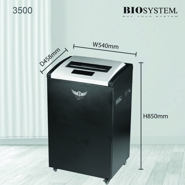 BIOSYSTEM Document Shredder Machine 3500 - Image 4