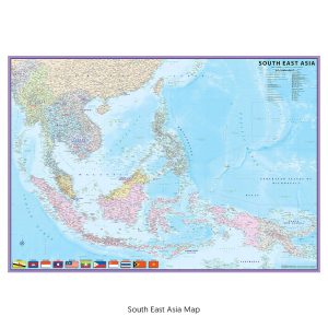 WriteBest Asia Map
