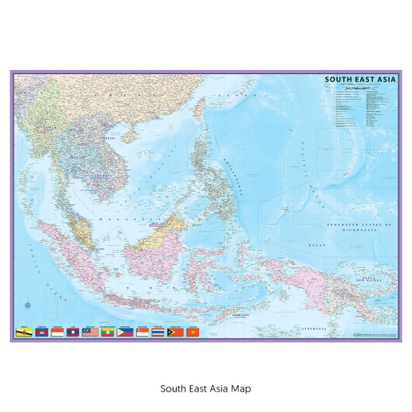 WriteBest Asia Map