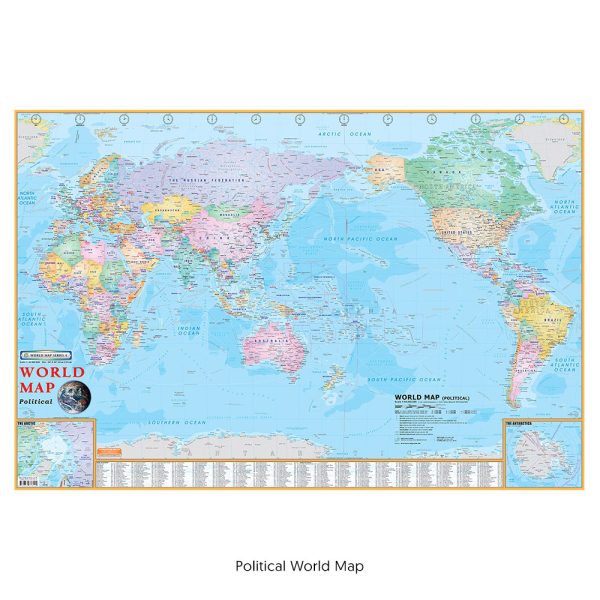 WriteBest World Political World Maps & Flags - Image 4