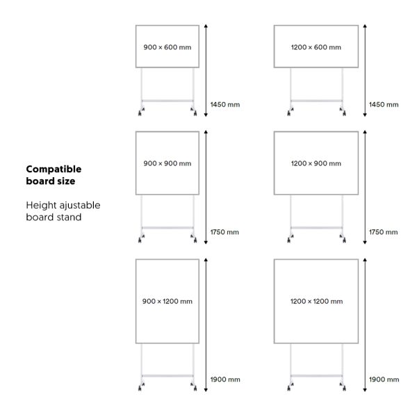 WriteBest Whiteboard Mobile Stand MC12 - Image 2