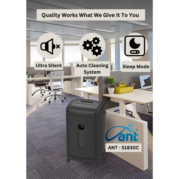 ANT Paper Shredder Machine ANT-S1830C - Image 2