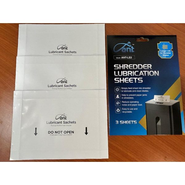 ANT Paper Shredder Lubrication Oil Sheet LS3 - Image 3