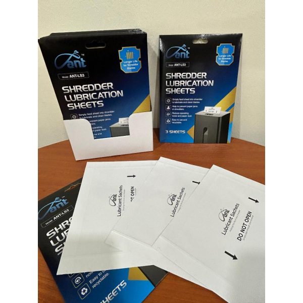 ANT Paper Shredder Lubrication Oil Sheet LS3 - Image 2