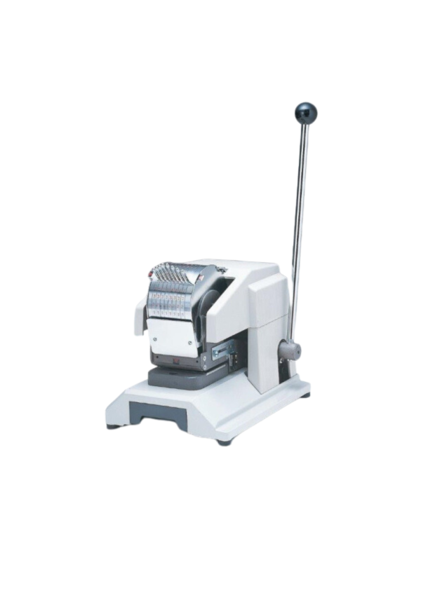 NEW KON Manual Lever Perforator Machine 207-905L (8-Digit Perforator-Double Line)