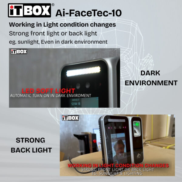 iTBOX AI Face Recognition & Fingerprint Time Attendance Ai-FaceTec-10 - Image 7
