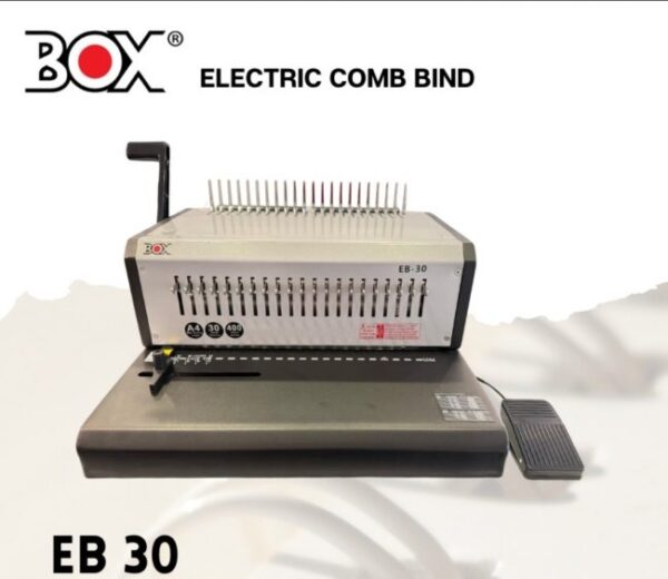 BOX Electric Comb Binding Machine EB30