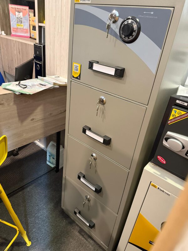 FALCON Fire Resistant Filling Cabinet (Individual Lock) FRC 4 (4 Drawers) - Image 2