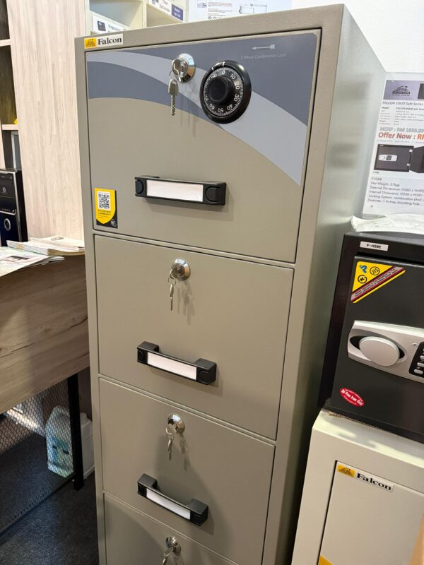 FALCON Fire Resistant Filling Cabinet (Individual Lock) FRC 4 (4 Drawers) - Image 4