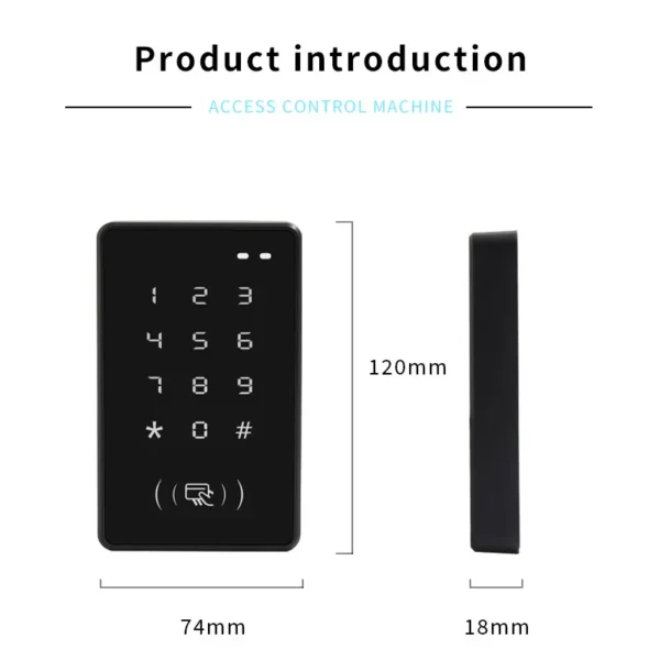 KMAX RFID Standalone Door Access Control Keypad S 50 - Image 4