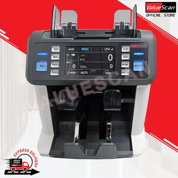 VALUESCAN Multi Currency Banknote Value Counting Machine NC-M2600 - Image 4