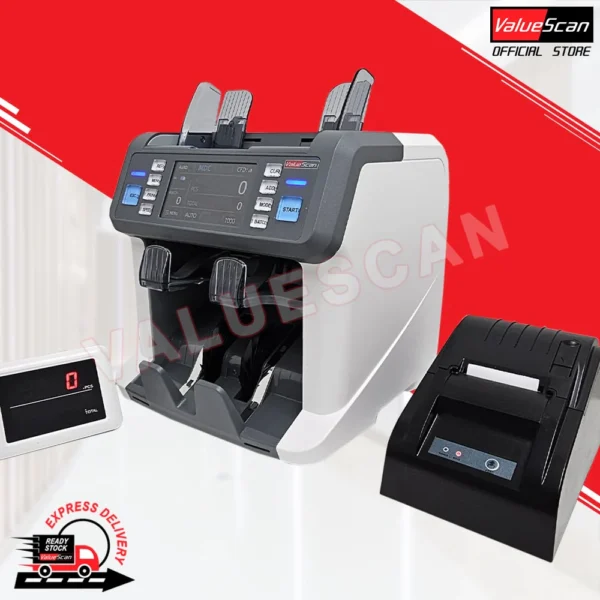VALUESCAN Multi Currency Banknote Value Counting Machine NC-M2600 - Image 5