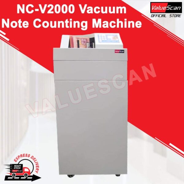 VALUESCAN Heavy Duty Floor Standing Vacuum Bank Note Counting Machine NC-V2000 - Image 2