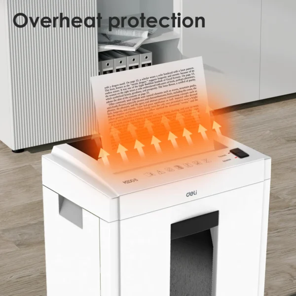 DELI Paper Shredder Machine ET095 (Micro-Cut 2 x 12mm) - Image 5