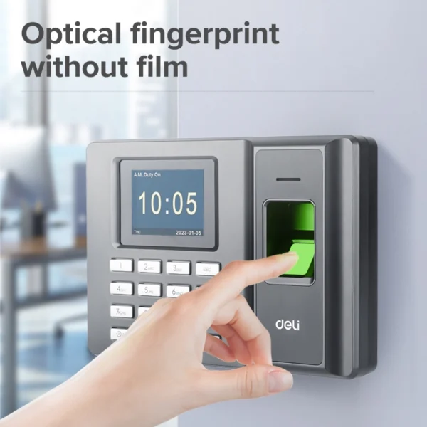 DELI Fingerprint Time Attendance Machine ES152 - Image 3