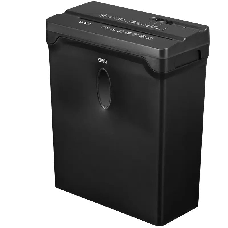 DELI Document Paper Shredder Machine ET014 (Straight Cut 6mm) - Image 4