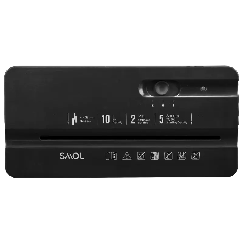 DELI Document Paper Shredder Machine ET014 (Straight Cut 6mm) - Image 2