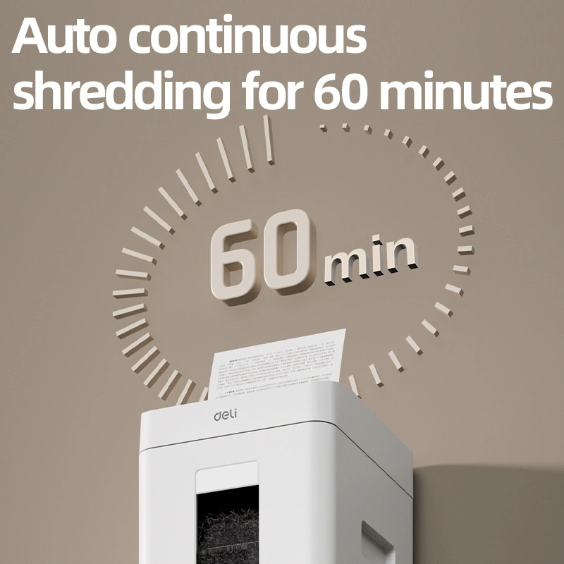 DELI Auto Feed Paper Shredder Machine ET081 (Micro-Cut 2 x 12mm) - Image 5