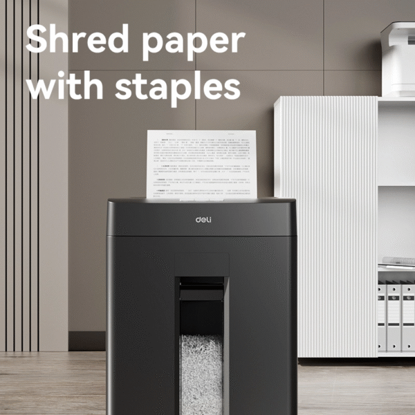 DELI Document Paper Shredder Machine ET094 (Micro-Cut 2 x 12mm) - Image 4