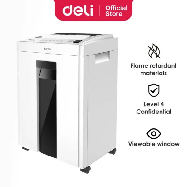 DELI Paper Shredder Machine ET095 (Micro-Cut 2 x 12mm)